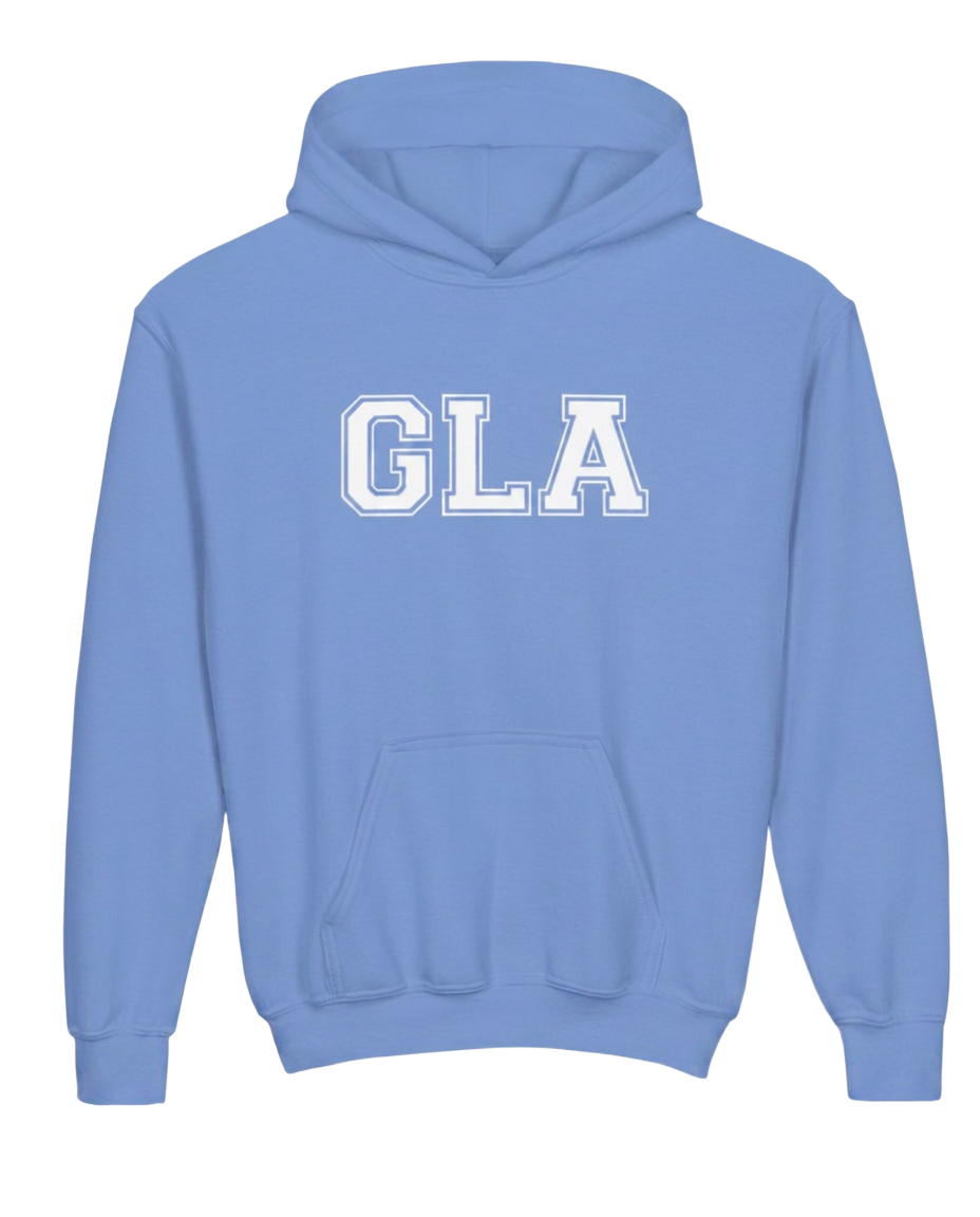 GLA Carolina Blue youth hoodie