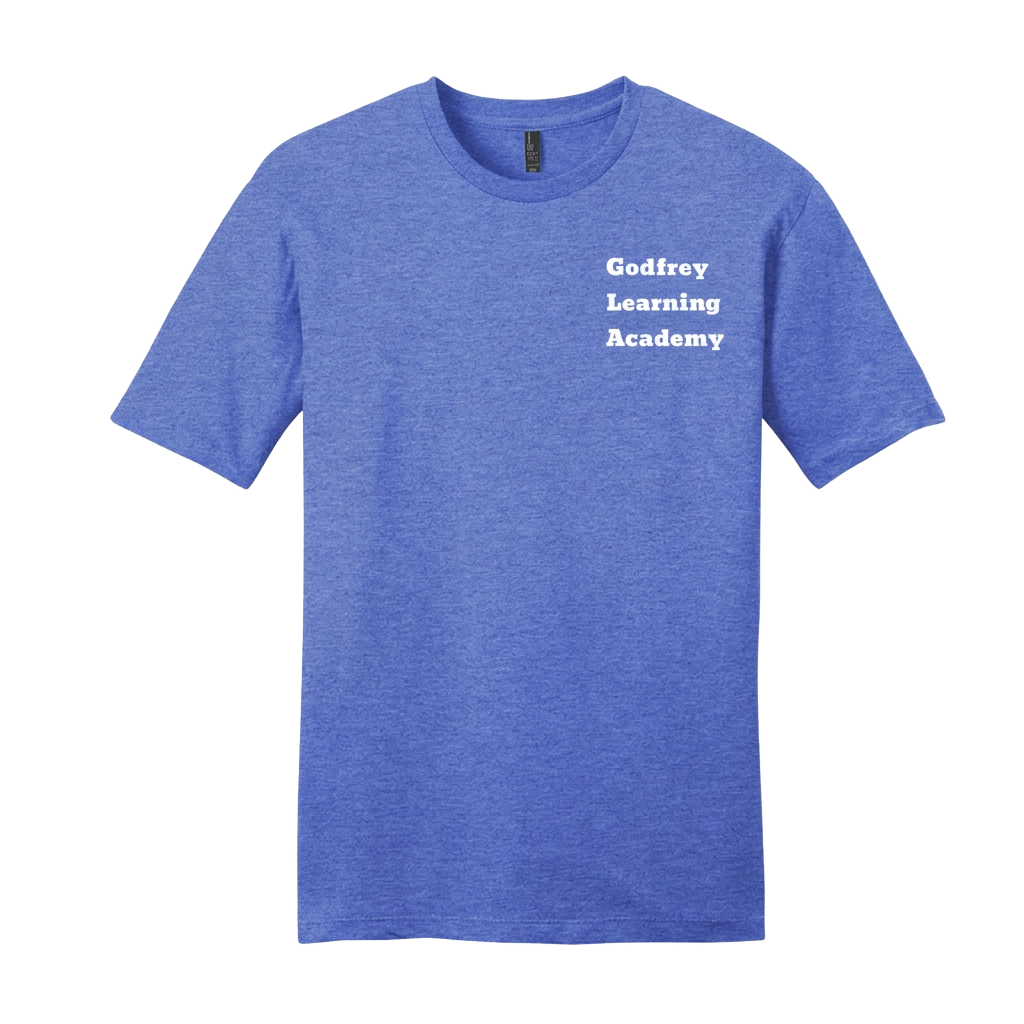Godfrey Learning Academy royal blue youth t-shirt