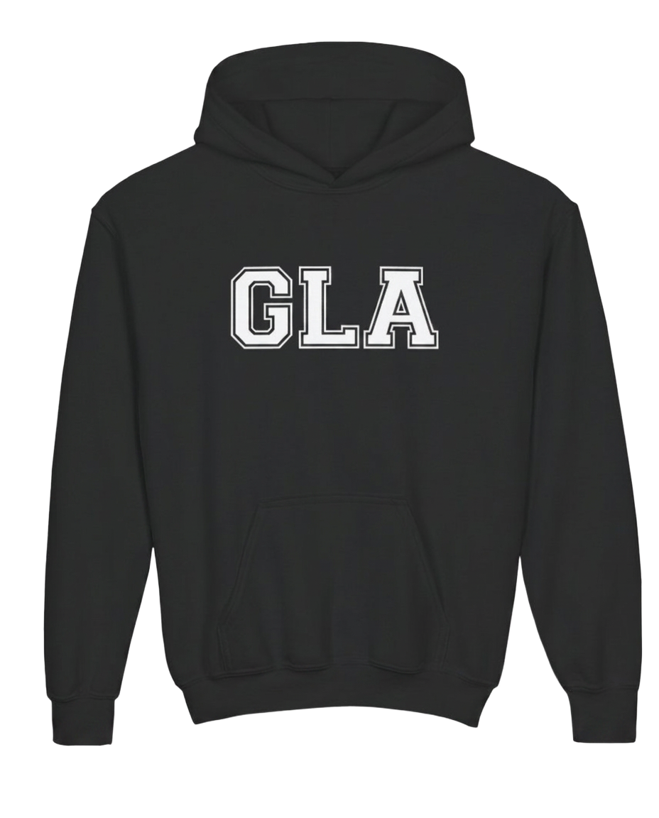 GLA black youth hoodie